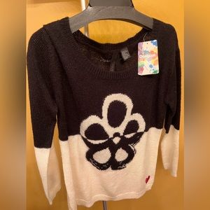 Desigual Black & White Sweater